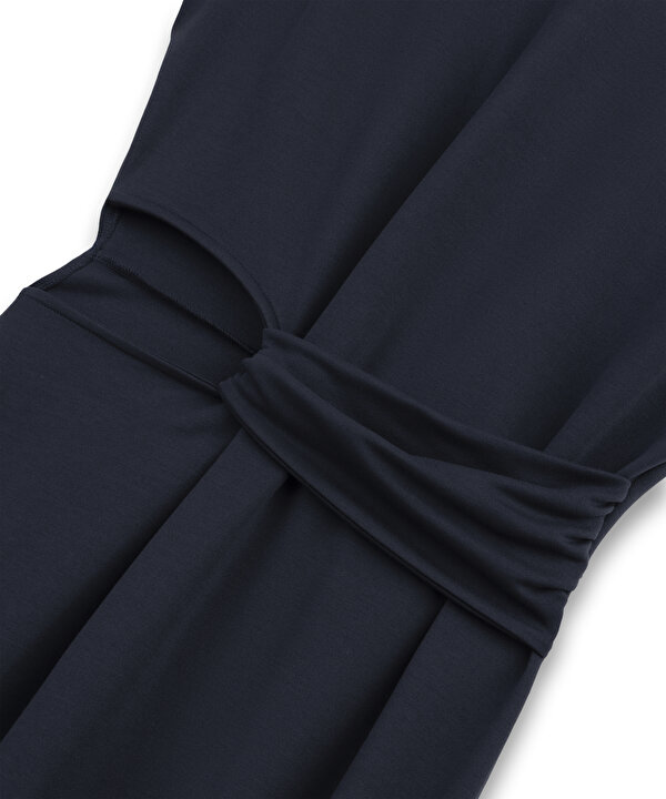 VATKALI CUTOUT ELBİSE-TS1260002664015-Lacivert-Elbise