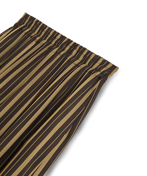 ÇİZGİ DESEN BALON FİT PANTOLON-TS1260003416074-Kahverengi-Pantolon