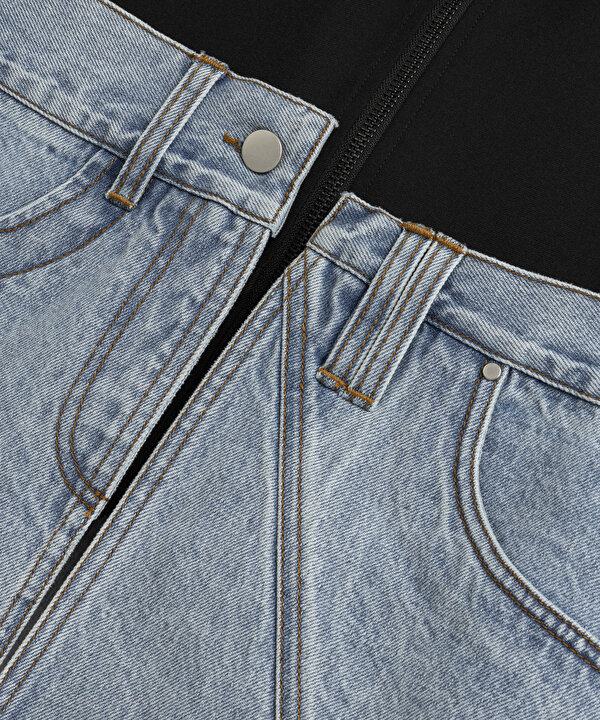 DENİM MIX RAW EDGE MONT-TS1260012012001-Siyah-Mont