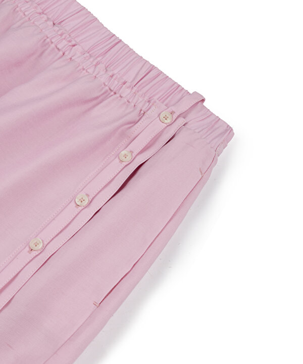 ELASTİK BEL ŞORT ETEK-TS1260013138033-Pembe-Şort