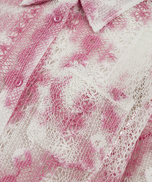 BATİK DESEN TUNİK-TS1260016014033-Pembe-Tunik