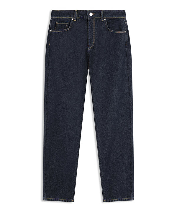 MOM FİT JEAN PANTOLON-TS1260018026015-Lacivert-Jean Pantolon