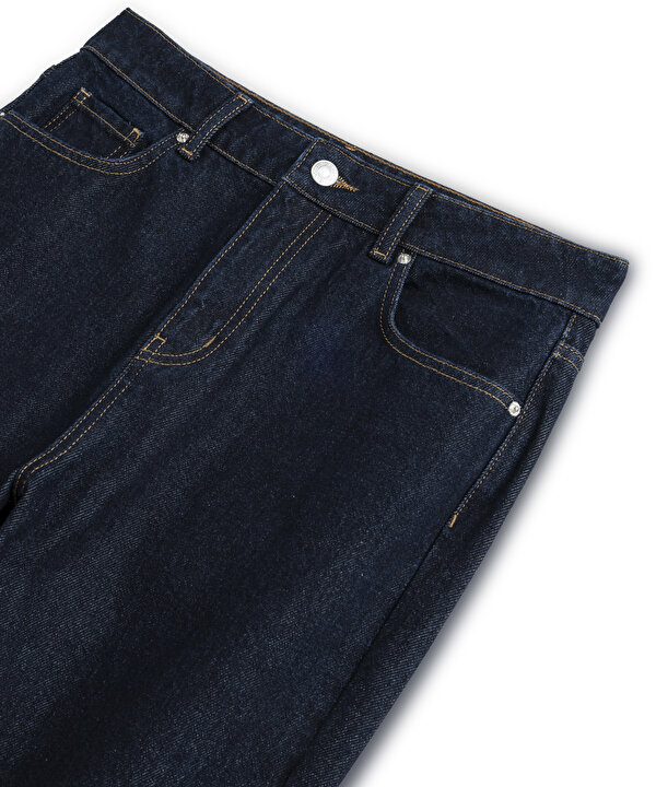 MOM FİT JEAN PANTOLON-TS1260018026015-Lacivert-Jean Pantolon