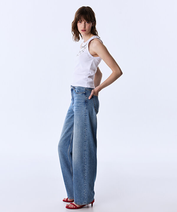JEAN PANTOLON-TS1260018051629-İndigo-Jean Pantolon