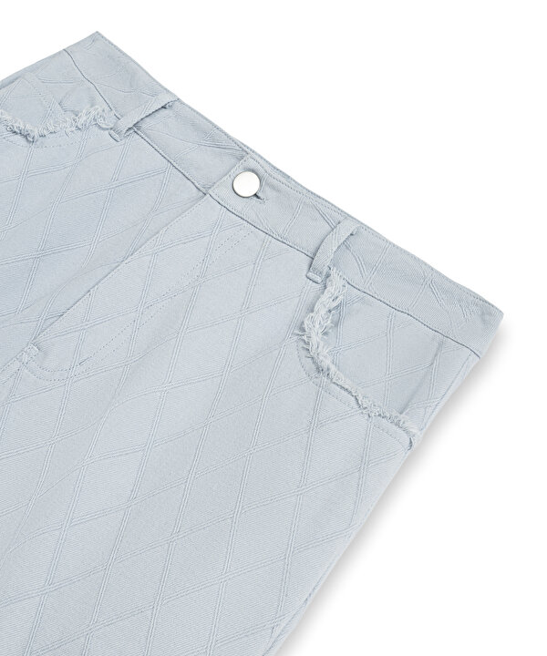 BONCUKLU KORDONLU JEAN PANTOLON-TS1260018082028-Açık Mavi-Jean Pantolon