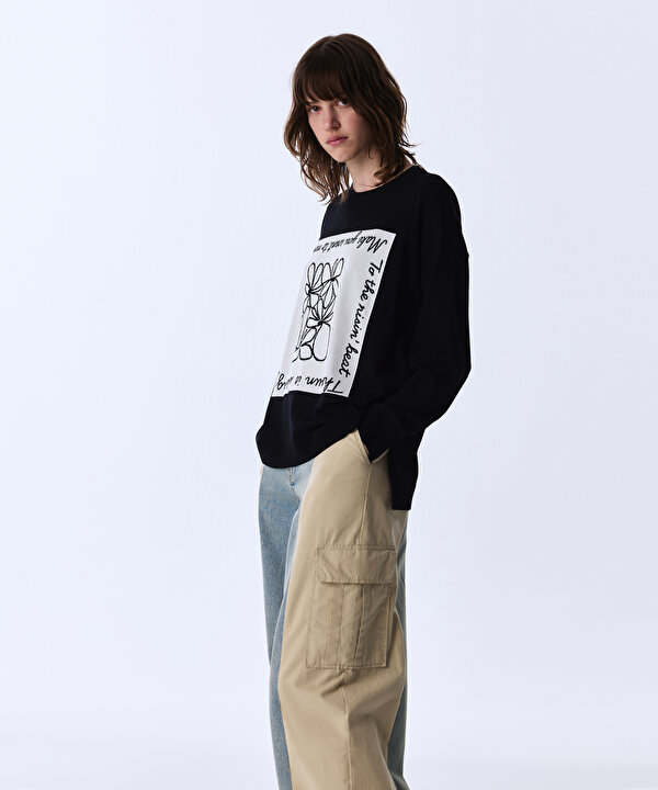 JAKARLI TRİKO-TS1260050064001-Siyah-Triko