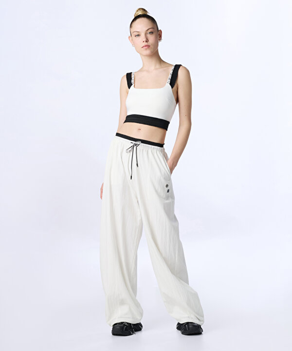 LOGO JAKARLI COLORBLOCK SPOR SÜTYENİ-TS1260130007018-Ekru-Büstiyer