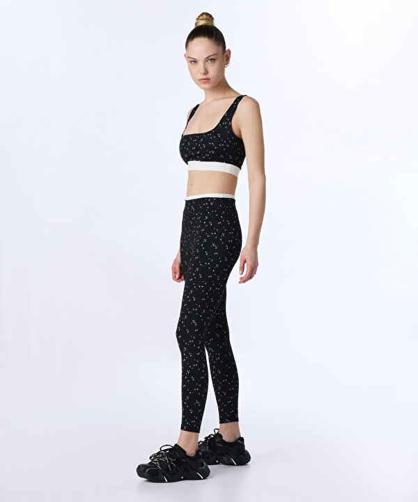 BASKILI COLORBLOCK TAYT-TS1260131001001-Siyah-Tayt