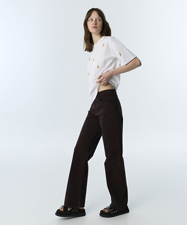 JEAN PANTOLON-TW6250018081074-Kahverengi-Jean Pantolon