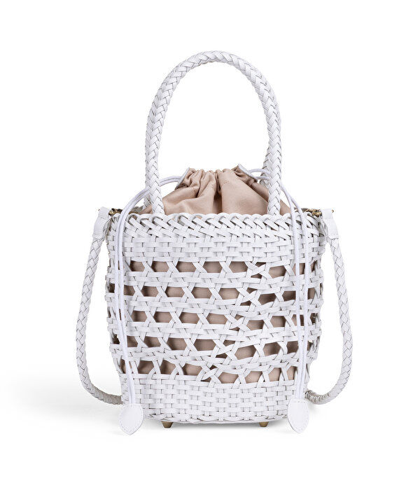 ÖRGÜ BUCKET ÇANTA-TS1260052049002-Beyaz-Çanta