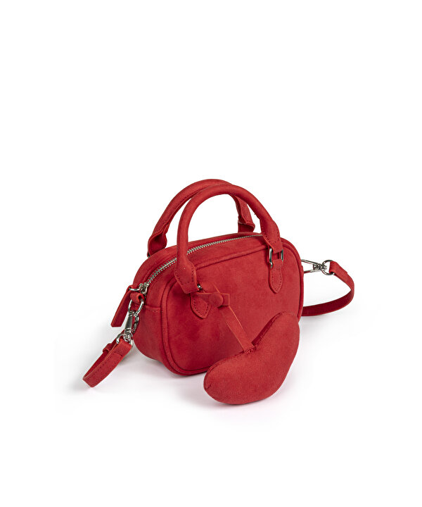 KALP CHARM LI ÇANTA-TS1260052120034-Kırmızı-Çanta