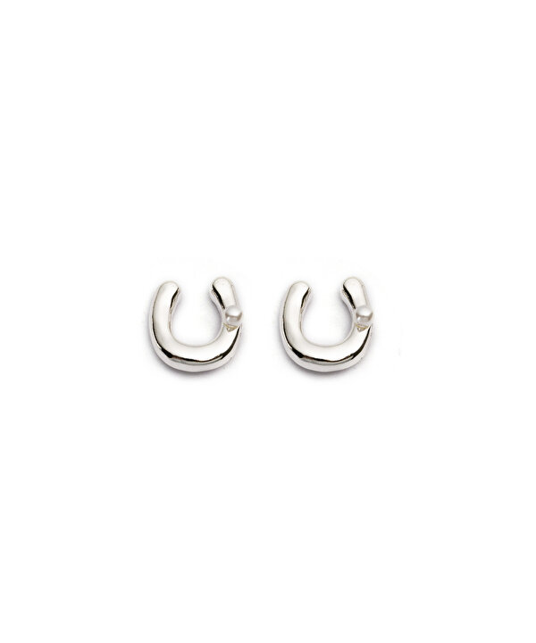 SUNİ İNCİLİ METAL KÜPE-TS1260068174122-Gümüş-Küpe