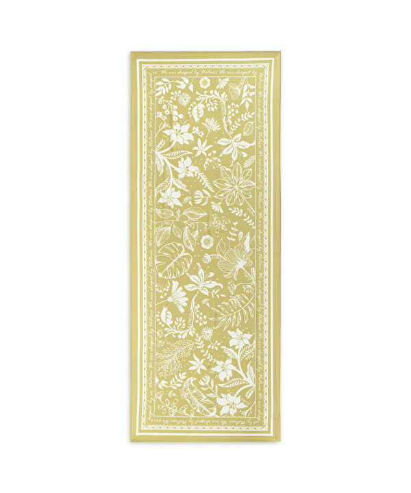 FLORAL BASKILI VİSKOZ ŞAL-TS1260082037014-Vizon-Eşarp
