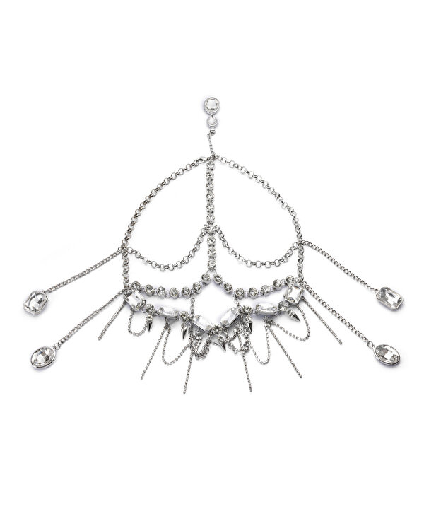 STRASS TAŞLI SAÇ AKSESUARI-TS1260124001122-Gümüş-Saç Aksesuarı