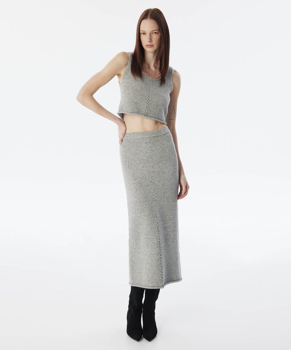 CUTOUT DETAYLI ETEK-TW6240004157005-Gri-Etek