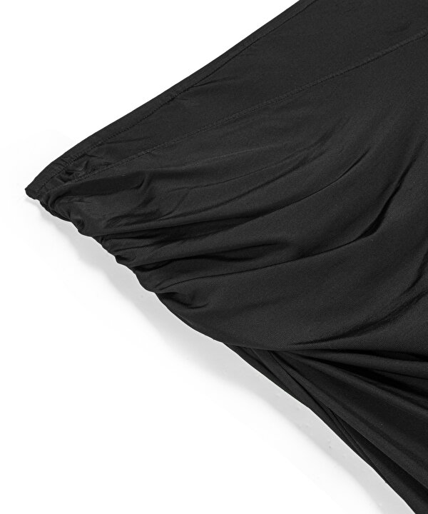 CUTOUT MAKSİ ETEK-TW6250004164001-Siyah-Etek