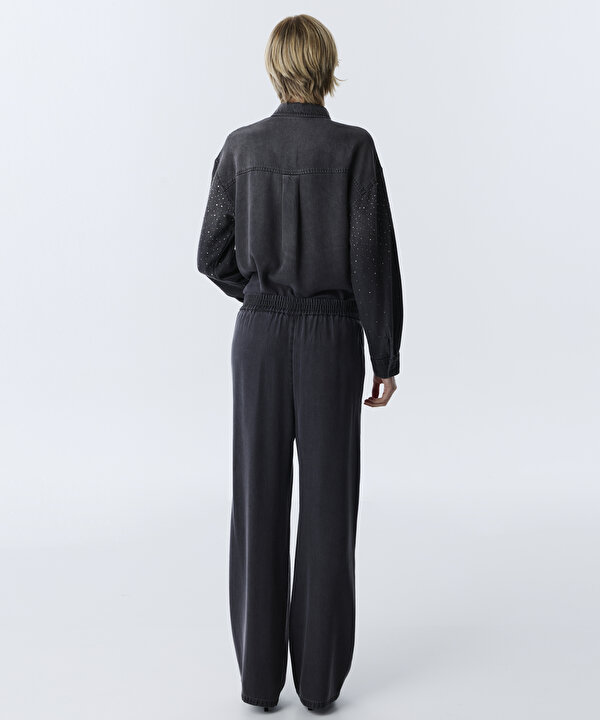 HOTFIX BASKILI PANTOLON-TW6260003167036-Antrasit-Pantolon