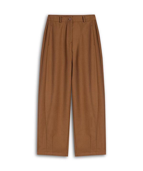BARREL FİT PANTOLON-TW6260003230021-Taba-Pantolon