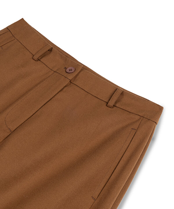 BARREL FİT PANTOLON-TW6260003230021-Taba-Pantolon