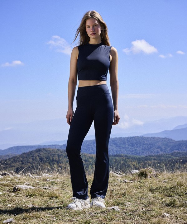 FLARE FİT PANTOLON-TW6260003249015-Lacivert-Pantolon