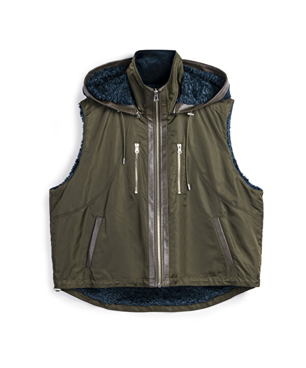 ÇİFT TARAFLI YELEK-TW6260007012022-Haki-Yelekk