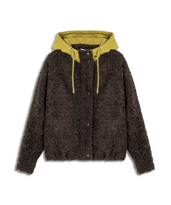 KONTRAST KAPÜŞONLU BOMBER MONT-TW6260012037074-Kahverengi-Mont