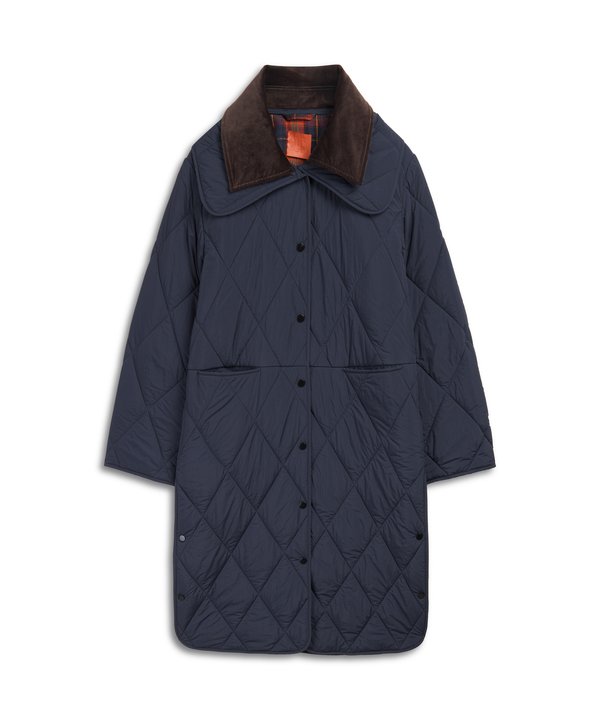 KONTRAST YAKA KAPİTONE MONT-TW6260012302015-Lacivert-Mont