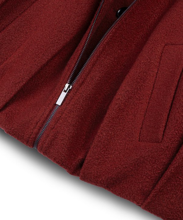 ÇİFT PARÇA GÖRÜNÜM BOMBER MONT-TW6260012423034-Kırmızı-Mont