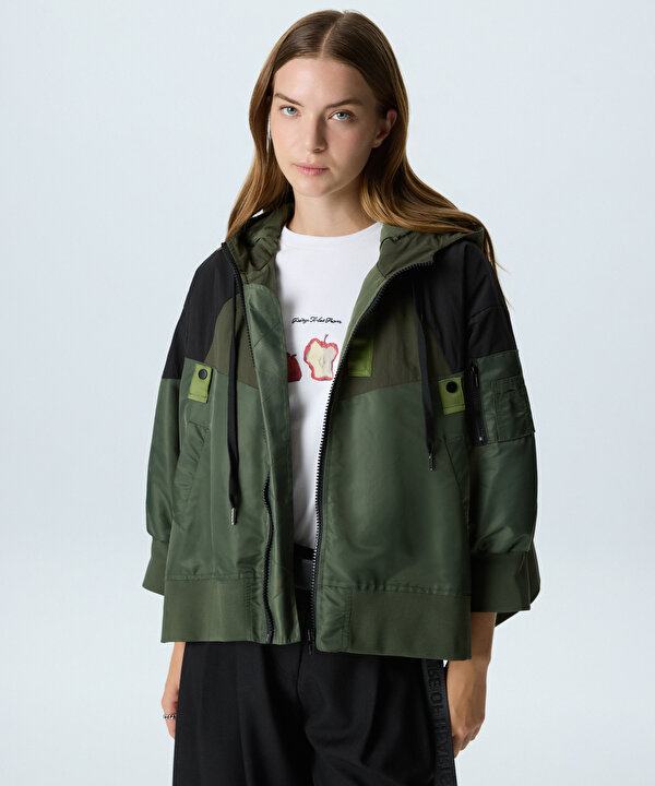 KUMAŞ MIX COLORBLOCK MONT-TW6260012430022-Haki-Mont