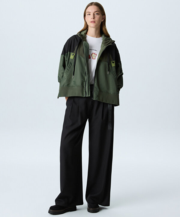 KUMAŞ MIX COLORBLOCK MONT-TW6260012430022-Haki-Mont
