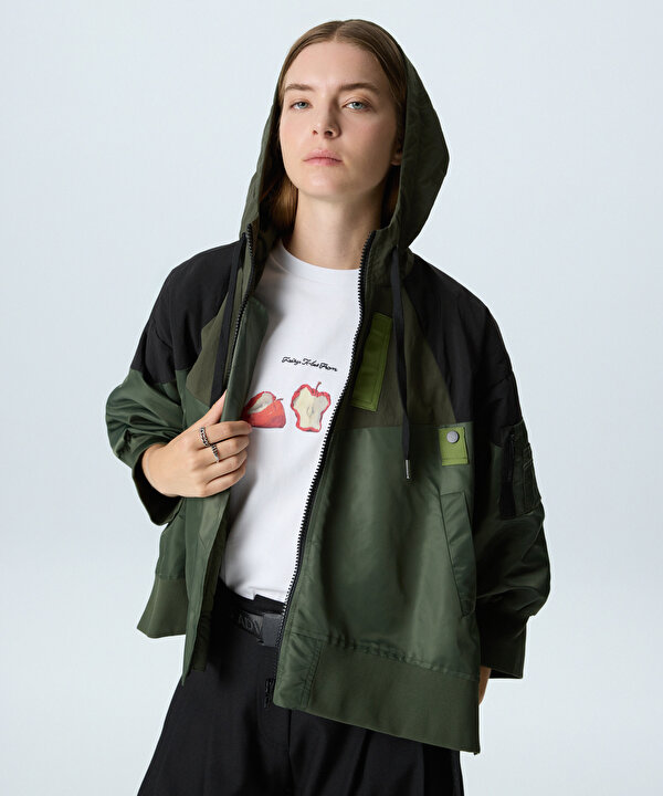 KUMAŞ MIX COLORBLOCK MONT-TW6260012430022-Haki-Mont