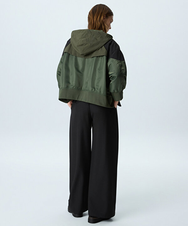 KUMAŞ MIX COLORBLOCK MONT-TW6260012430022-Haki-Mont