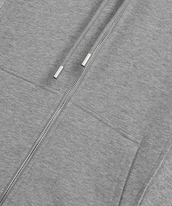 TRİKO ŞERİTLİ SWEATSHIRT-TW6260091134126-Gri-SWEATSHIRT