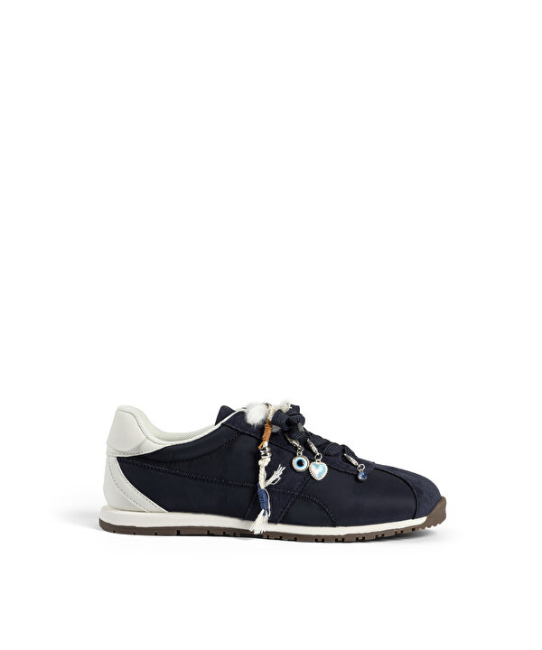 KONTRAST ŞERİTLİ COLORBLOCK SNEAKER-TW6260062006015-Lacivert-Sneaker