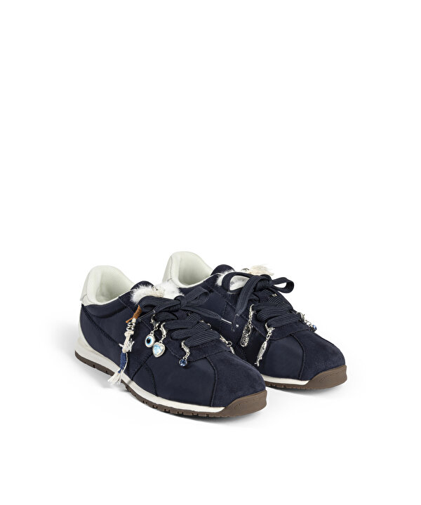 KONTRAST ŞERİTLİ COLORBLOCK SNEAKER-TW6260062006015-Lacivert-Sneaker