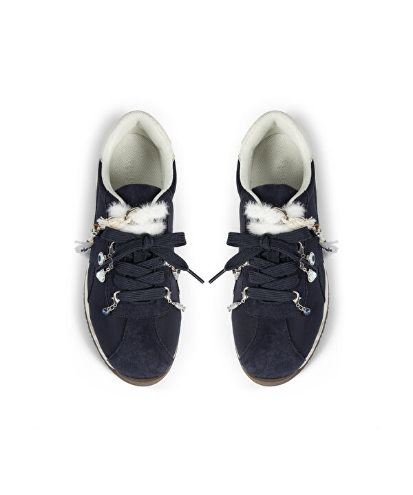KONTRAST ŞERİTLİ COLORBLOCK SNEAKER-TW6260062006015-Lacivert-Sneaker