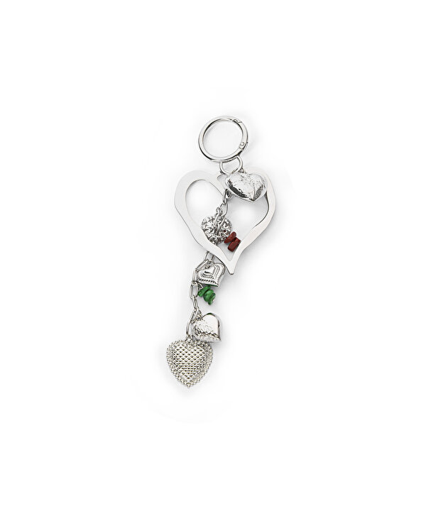 KALPLİ METAL ANAHTARLIK-TW6260072009122-Gümüş-Anahtarlık