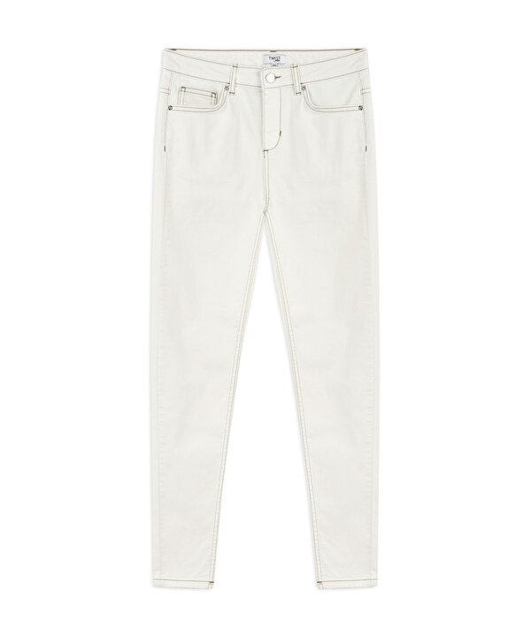 SKINNY FİT JEAN PANTOLON-T00000018019003-Natürel-Jean Pantolon