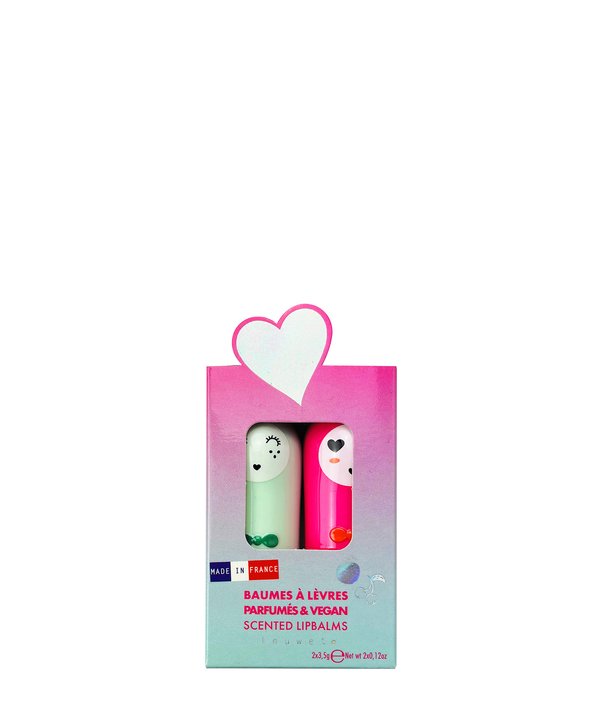 INUWET LEVRES LAPİN CHERRY 2 Lİ LIP BALM DUDAK NEMLENDİRİCİ SETİ-T00000129020003-Natürel-