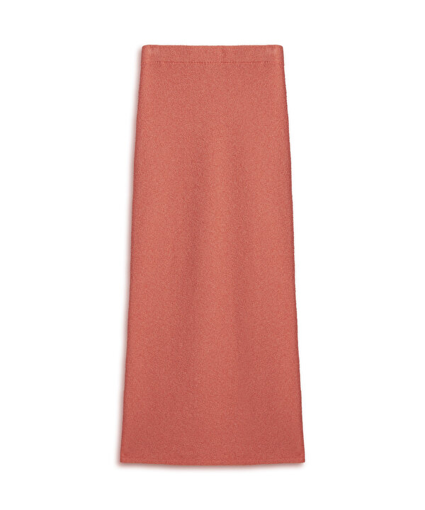 DOKULU TRİKO ETEK-TS1250004093033-Pembe-Etek