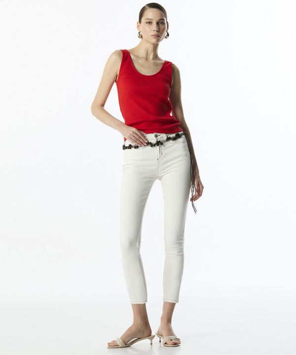 SKINNY FİT JEAN PANTOLON-TS1250018052003-Natürel-Jean Pantolon