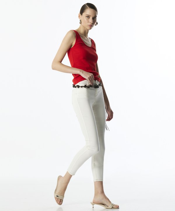 SKINNY FİT JEAN PANTOLON-TS1250018052003-Natürel-Jean Pantolon