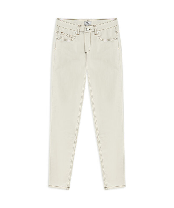 SKINNY FİT JEAN PANTOLON-TS1250018052003-Natürel-Jean Pantolon