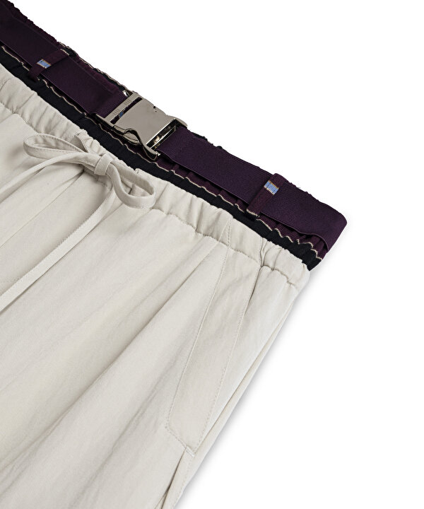 KONTRAST BEL KARGO PANTOLON-TS1260003177082-Krem-Pantolon