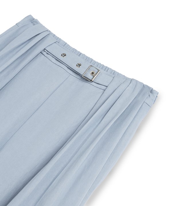 METAL TOKALI KEMERLİ PANTOLON-TS1260003383028-Açık Mavi-Pantolon
