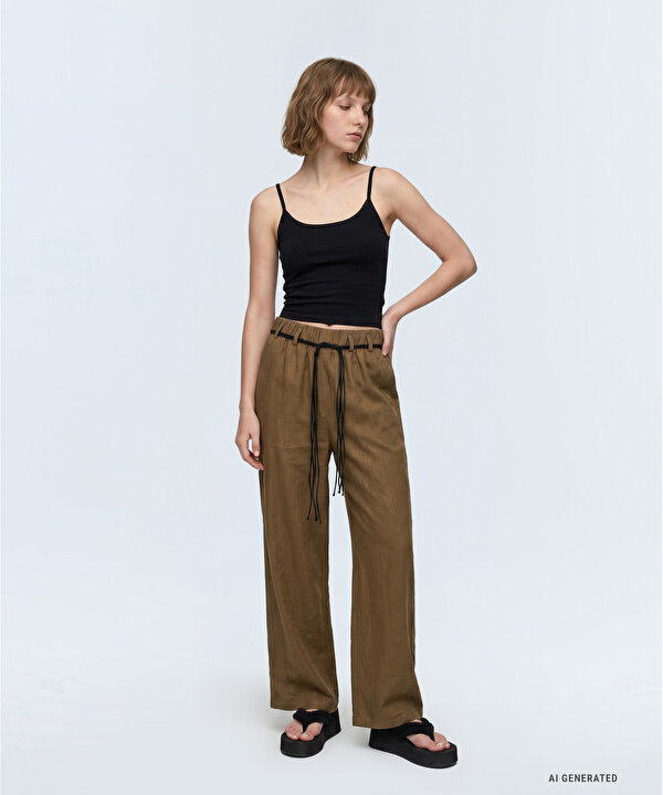 PANTOLON-TS1260003387022-Haki-Pantolon