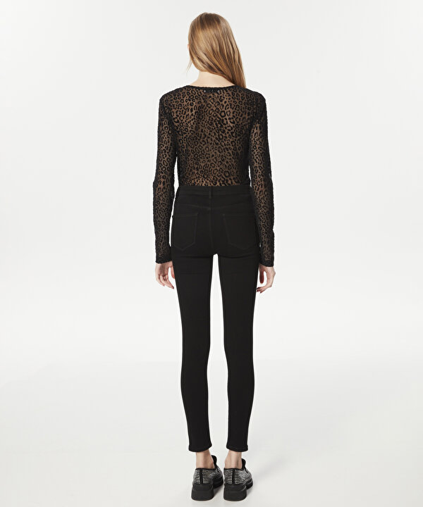 SKINNY FİT JEAN PANTOLON-T00000018005001-Siyah-Jean Pantolon